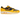 Nike Air Max 1 CO.JP Michigan Head to Head baskets vue latérale avec empiècements en cuir bleu marine, swoosh jaune et unité Air visible