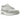 Nike Air Max 1 Light Smoke Grey baskets vue latérale avec détails en daim gris, empeigne en mesh blanc, semelle intermédiaire iconique et bulle d'Air