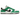 Nike Dunk Low Celtics baskets vue latérale avec panneaux emblématiques en cuir vert et blanc, bout perforé et semelle intermédiaire blanche