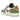Air Jordan 1 Retro Low OG Year of the Dragon baskets vue latérale avec cuir blanc, superpositions texturées, détails rouges et logo doré