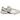 Nike V2K Run Summit White Light Orewood Brown baskets vue latérale avec tige en mesh crème, détails métallisés et semelle intermédiaire épaisse.