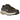 Nike Zoom Vomero 5 Baroque Brown baskets vue latérale avec détails en cuir marron foncé, mailles respirantes et semelle intermédiaire amortissante