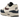 Nike Air Max 1 Coconut Milk Burgundy Crush Navy baskets vue latérale avec empeigne crème, garde-boue bordeaux et détails bleu marine sur la semelle