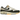 Nike Air Max 1 Athletic Department University Gold baskets en vue latérale avec empeigne blanche, détails jaunes et unité Air visible