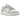 Nike Dunk Low Light Silver Corduroy baskets vue latérale, avec une empeigne en velours côtelé gris clair, lacets blancs et semelle ton sur ton.
