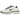 Nike P-6000 Sail Black Lime Blast baskets vue latérale avec empeigne en mesh crème, détails noirs et lignes vert néon sur la tige
