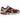 Nike Zoom Vomero 5 Mystic Red baskets en vue latérale. Montrant l'empeigne rouge en mesh avec des détails synthétiques et la semelle intermédiaire amortie.