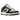 Nike Dunk Low Black Total Orange Mini Swoosh baskets en profil avec empeigne en cuir noir, détails orange et petit swoosh blanc sur le côté.