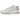 Nike Air Max Plus Sail Pure Platinum Silver baskets vue en angle avec tige blanche, renforts ondulés et unités Air visibles dans la semelle
