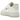 Nike Air Force 1 '07 SE Next Nature Sail Liquid Metal baskets vue latérale avec empeigne crème et détails swoosh en métal brillant
