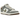 Nike SB Dunk Low Yuto Horigome baskets vue latérale avec détails en daim gris clair, base blanche, swoosh signature et semelle marron