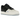 Nike Air Force 1 Low Tinaj baskets en vue angulaire avec tige en cuir noir, détails texturés effet usé, lacets blancs et semelle en caoutchouc