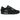 Nike Air Max 90 Black Volt Cool Grey baskets profil avec empeigne en mesh gris, renforts en daim noir, détails jaune fluo et semelle Air Max classique.