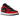 Air Jordan 1 Low Armory Navy Sport Red baskets vue latérale avec empiècements en cuir bleu marine, swoosh rouge et lacets blancs sur semelle