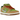 Nike SB Dunk Low Escargot baskets vue latérale avec empeigne en daim beige, détails marron, semelle intermédiaire blanche et semelle gomme