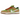 Nike SB Dunk Low Escargot baskets vue de profil avec empeigne en cuir beige, Swoosh vert, laçage détaillé et une semelle extérieure blanche.