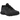 Nike Air Max Dn8 Black baskets en vue latérale, tige entièrement noire, silhouette profilée et unité d'amorti Air visible au talon