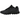 Nike Air Max Dn8 Black baskets vue latérale mettant en avant l'empeigne en mesh noir, le design texturé de la semelle intermédiaire et le talon rembourré.