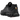 Nike Air Max Dn8 Black baskets en vue latérale angulaire avec un coloris entièrement noir, une empeigne texturée et une unité Air apparente
