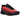 Nike Air Max Dn8 Black Bright Crimson baskets vue latérale, présentant une empeigne noire, une unité Dynamic Air amortissante et une semelle rouge