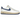 Nike Air Force 1 Low 07 Athletic Department Sail Deep Royal Blue baskets vue latérale avec empeigne blanc cassé, détails bleus et semelle en gomme