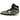 Air Jordan 1 High Zoom Air CMFT 2 Día De Muertos baskets, vue latérale avec détails brodés, empeigne noire et empiècements en cuir beige au talon.