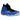 Nike Air Foamposite One International Blue baskets en vue latérale avec une coque Foamposite bleue, des détails noirs et une semelle translucide