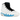 Air Jordan 9 Retro Powder Blue baskets en vue latérale classique avec empeigne blanche, accents bleus et semelle détaillée.