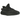 Baskets Adidas Yeezy Boost 350 V2 Static Black (Reflective) vue latérale avec empeigne en Primeknit noir, détails réfléchissants et semelle translucide
