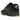 Nike Air Max 90 Black Smoke Grey Gum Reflective baskets vue latérale avec empeigne grise, garde-boue noir, détails réfléchissants et semelle en gomme