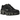Baskets Nike Shox TL Black Iron Grey vue latérale avec semelle à colonnes amortissantes, tige en mesh noir et détails en TPU emblématiques