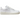 Nike Air Force 1 Low '07 White Smoke Grey baskets de profil avec une tige en cuir blanc et des details gris