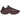 Nike Air Max Muse Burgundy Crush baskets en vue angulaire avec tige bordeaux profond, coutures détaillées et unité Air visible dans la semelle.