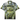 Nike x NOCTA Opal Tito Neeks Button Down Pilgrim Oil Green baskets vue latérale avec empeigne olive, détails noirs et logo NOCTA sur le talon