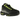 Nike Air Max 95 Black Neon baskets en vue latérale avec empeigne noire superposée, détails vert néon et unité Air visible dans la semelle