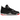 Air Jordan 4 Retro Bred Reimagined baskets vue latérale. Empeigne en cuir noir avec des détails rouges et le logo Jumpman iconique.