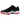 Air Jordan 11 Retro Low Bred baskets vue latérale élégante avec mudguard en cuir verni noir, semelle extérieure rouge et logo Jumpman au talon