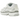 Nike P-6000 Summit White Pure Platinum baskets vue sous un angle élégant, montrant la tige en mesh blanc, les superpositions texturées et la semelle.