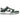 Nike Dunk Low Fir Midnight Navy baskets vue latérale avec empeigne vert foncé, swoosh bleu marine et semelle intermédiaire blanche classique