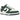 Nike Dunk Low Fir Midnight Navy baskets vue latérale avec empeigne vert foncé, détails bleu nuit et semelle intermédiaire blanche