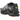 Nike Air Max Plus Black Orange Camo baskets vue latérale avec motif camouflage distinctif, détails en plastique noir et semelle Tuned Air orange.