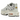 Nike Air Max Plus Light Silver baskets vue latérale avec empeigne en mesh argenté, renforts ondulés emblématiques et semelle intermédiaire blanche Air