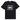 Supreme Corteiz Rules The World Tee Black baskets vue de face montrant un t-shirt noir avec un graphisme blanc sur la poitrine et le logo