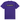 Supreme 4 Life Tee Purple baskets vue de face présentant le logo graphique blanc Supreme 4 Life imprimé sur la poitrine d'un t-shirt violet.