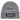 Supreme New Era Box Logo Beanie baskets en heather grey avec logo brodé classique sur le revers, visibles de face