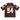 Supreme Sequin Football Jersey Brown baskets vue de face montrant le maillot marron avec détails à sequins brillants et logo Supreme brodé sur le torse