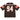 Supreme Sequin Football Jersey Brown baskets vue de face d'un maillot marron à manches longues, logos brodés et détails en sequins scintillants