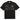 Supreme True Religion Applique Polo Black baskets vue de face avec tissu noir et logo appliqué caractéristique sur la poitrine