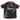 Supreme Floral Soccer Jersey Black baskets vue de face sur fond noir avec logo Supreme blanc, détails blancs et motif floral brodé
