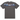 Supreme Tag Tee Charcoal t-shirt vue de face avec logo imprimé graphique en gris et rouge sur la poitrine et col rond classique